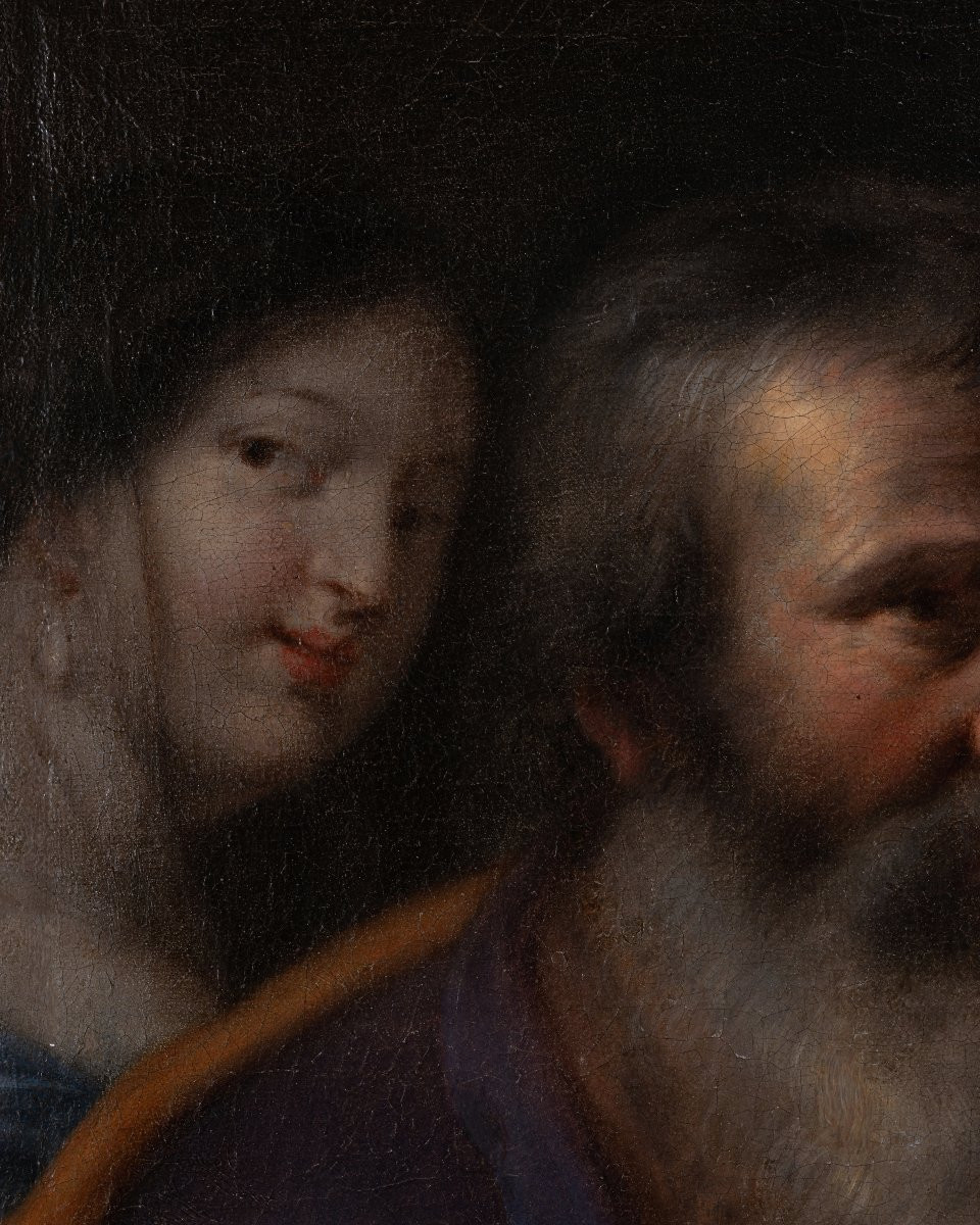 Diogenes Looking For A Man, Studio Of Pieter Van Mol, Paris, 17th Century-photo-4