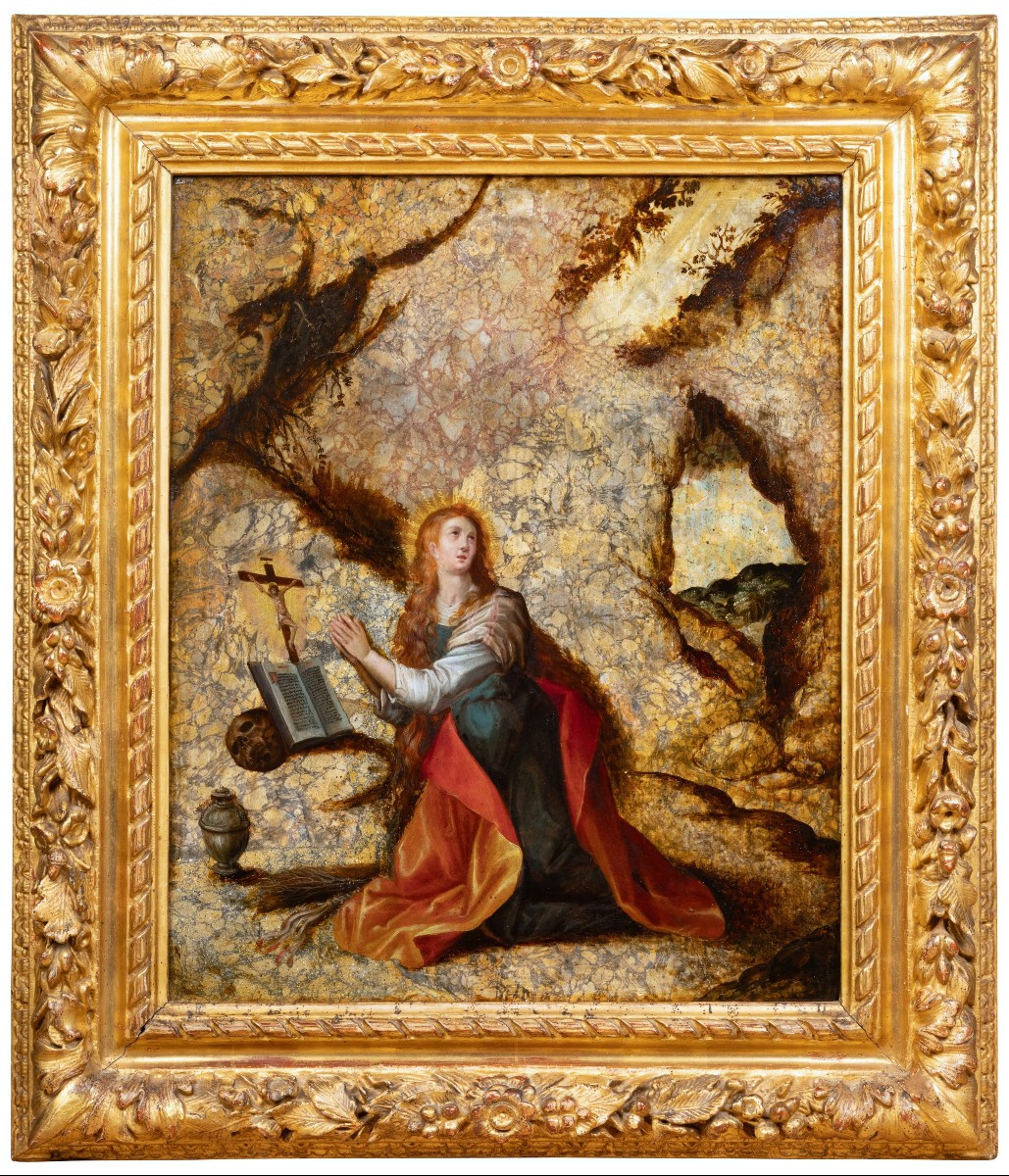 Marie-Madeleine pénitente, école de Prague, époque XVIIème siècle