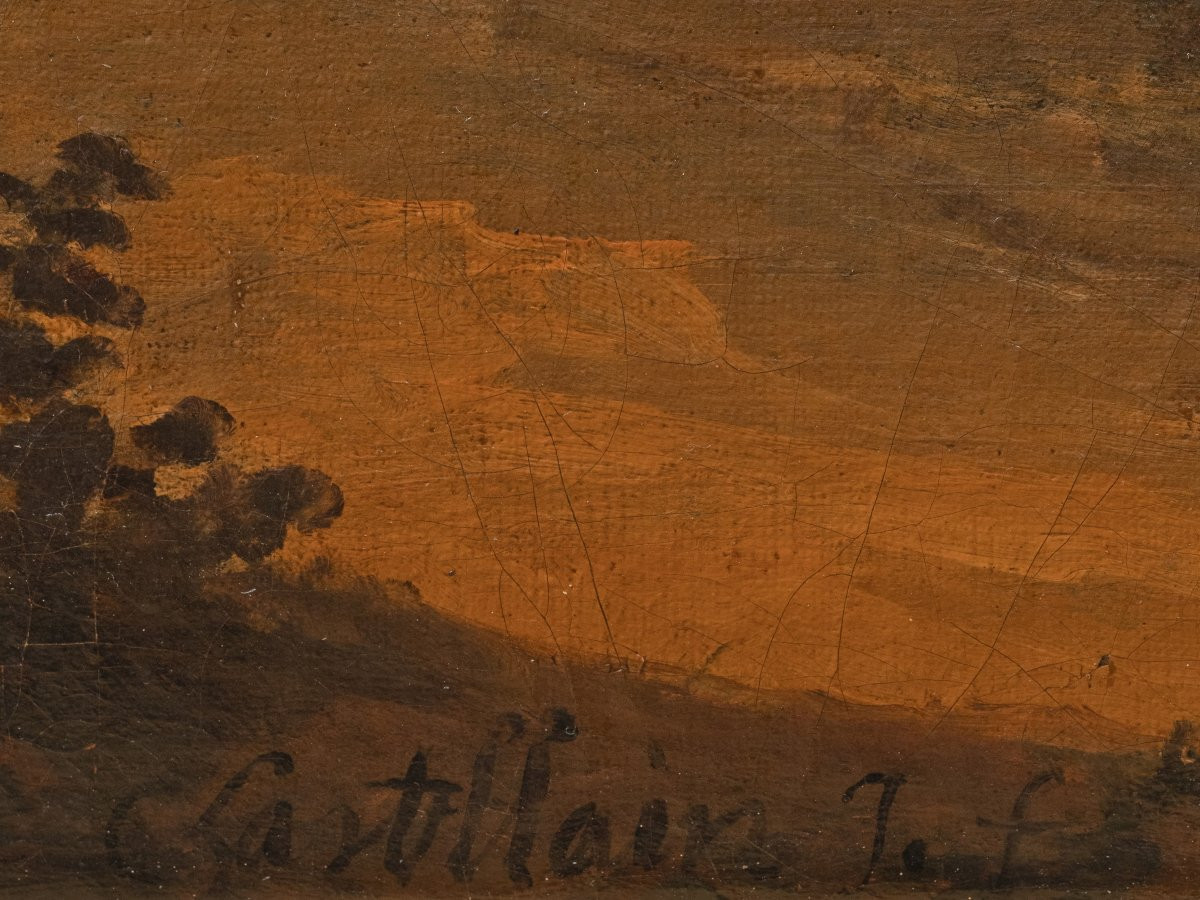 Louis XIV On Horseback In Front Of Mons, Signed Charles Chastelain (paris, 1672-1755)-photo-5