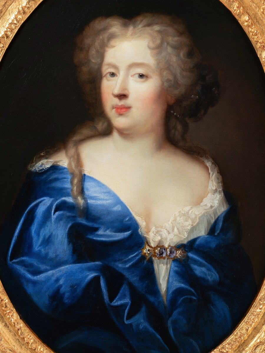 Portrait de da Marquise de Montespan, par François de Troy, vers 1675, Ecole Française du XVIIè-photo-4