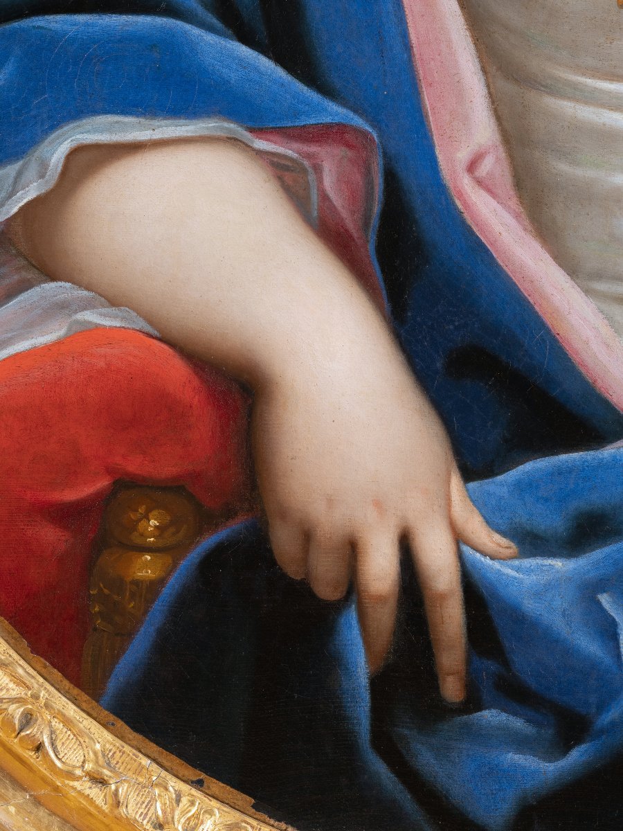 Portrait de femme - attribué à Nicolas Fouché (1653- 1733), Paris vers 1690-1695-photo-2