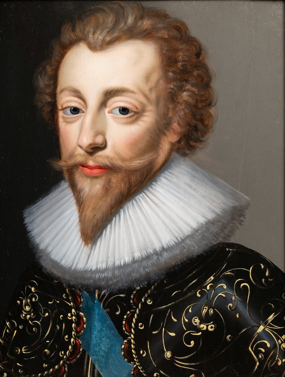 Portrait Of The Marquis De Montespan, Attributed To Claude Deruet (1588-1660), Circa 1620-1630-photo-2