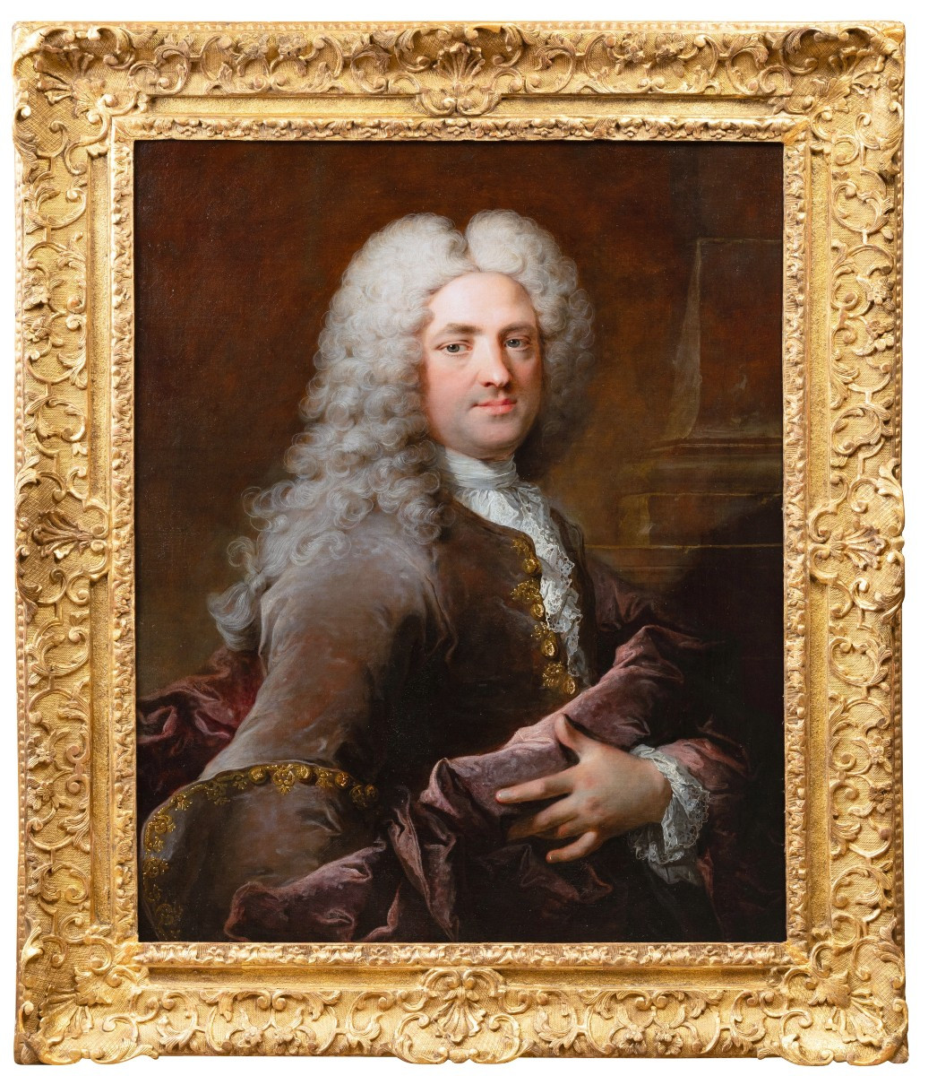 Portrait d’un gentilhomme - Robert Le Vrac Tournières (1667-1752), Paris, vers 1725, XVIIIème