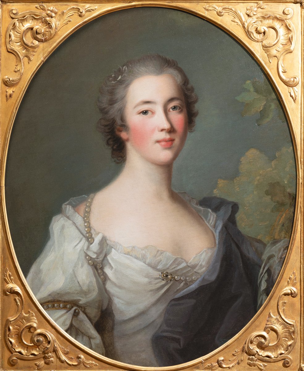Hortense-Félicité de Mailly-Nesle, atelier de Jean-Marc Nattier, Paris, vers 1740, XVIIIème siè-photo-2