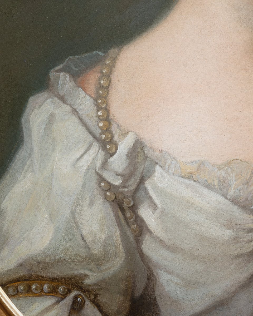 Hortense-Félicité de Mailly-Nesle, atelier de Jean-Marc Nattier, Paris, vers 1740, XVIIIème siè-photo-2