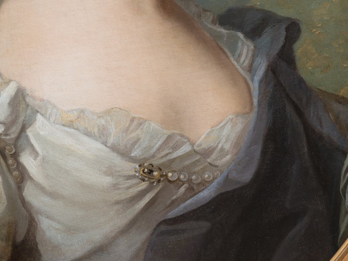 Hortense-Félicité de Mailly-Nesle, atelier de Jean-Marc Nattier, Paris, vers 1740, XVIIIème siè-photo-3