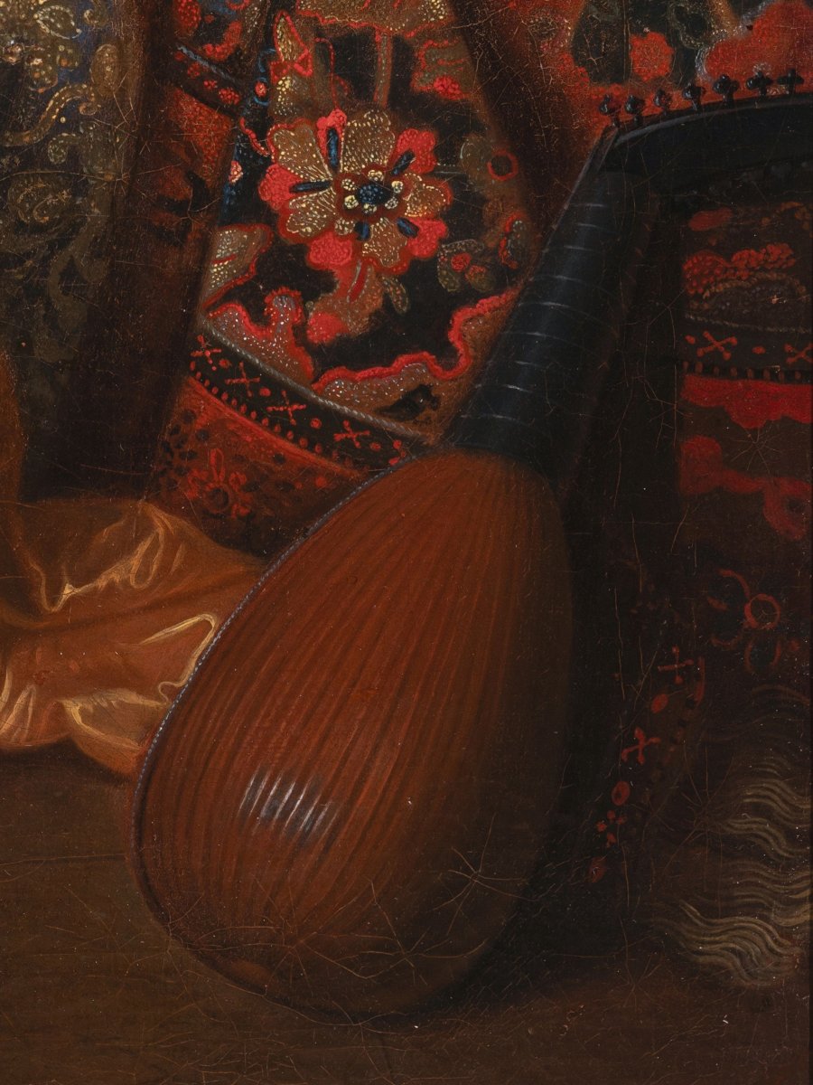 Portrait Of Marquise De Montespan, Studio Of Caspar Netscher, 17th Century-photo-2