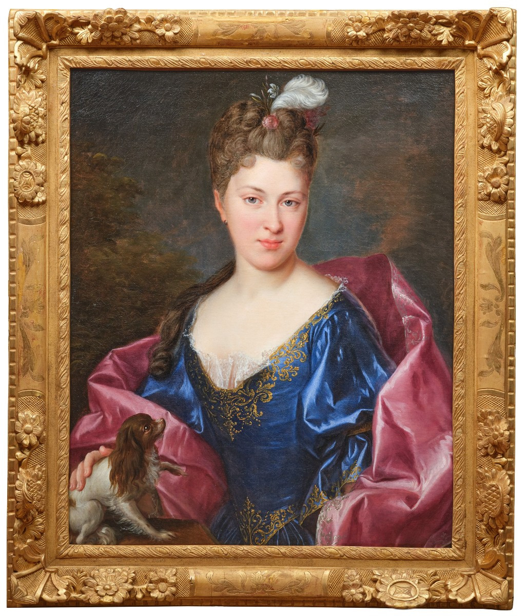 Portrait d’une aristocrate, attribué à Alexis Simon Belle (1674-1734), début du XVIIIème