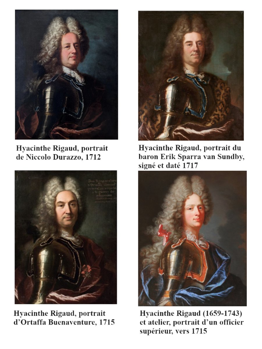 Portrait Of An Officer, Hyacinthe Rigaud & Studio, 18th French School-photo-8