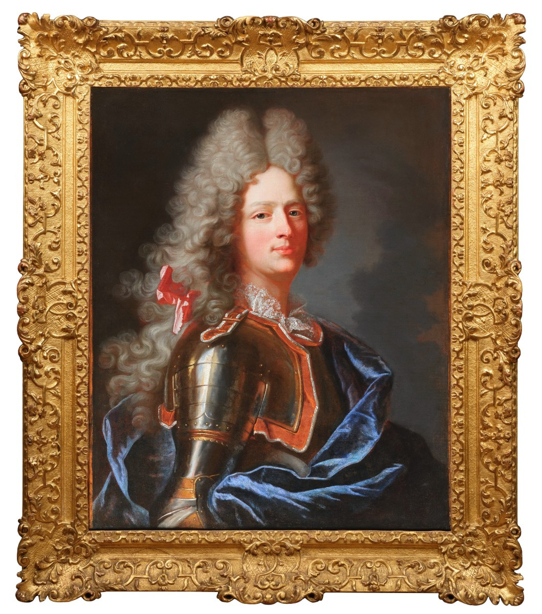Portrait Of An Officer, Hyacinthe Rigaud & Studio, 18th French School