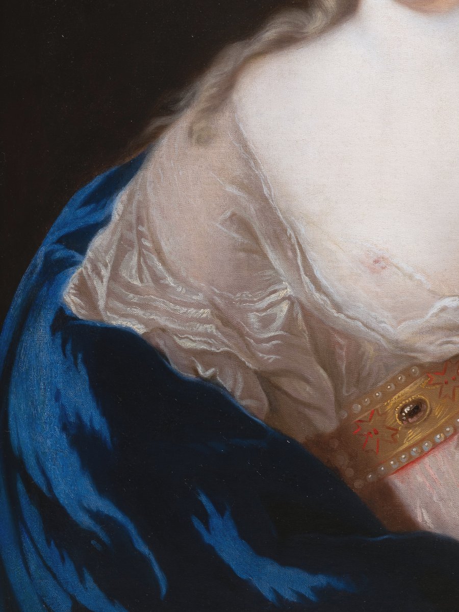 Marquise d'Espinay By François De Troy Circa 1685, 17th Century French School-photo-1
