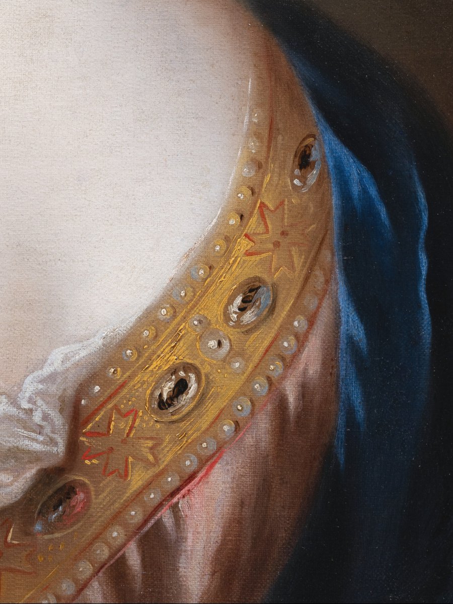 Marquise d'Espinay By François De Troy Circa 1685, 17th Century French School-photo-5
