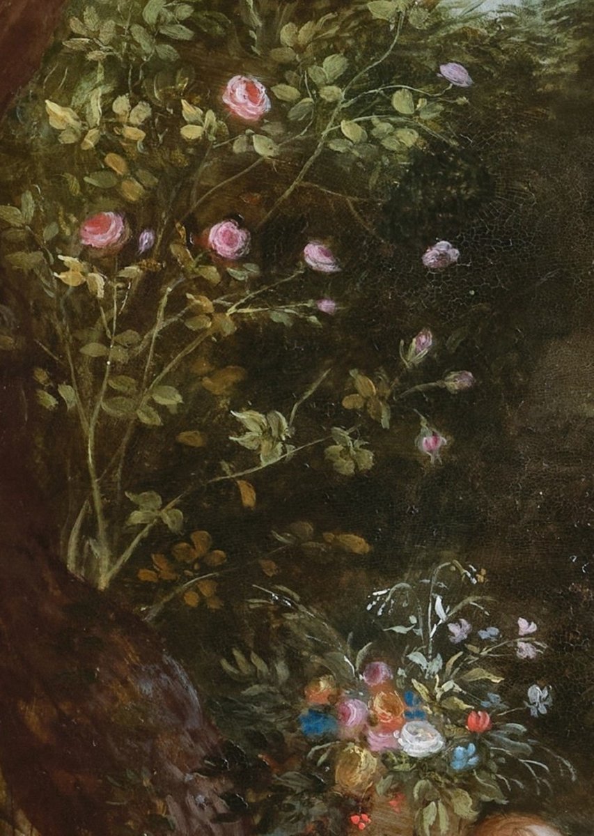 Allégorie de l’été, atelier de Hendrick Van Balen, huile sur cuivre, Anvers, XVIIe siècle-photo-4