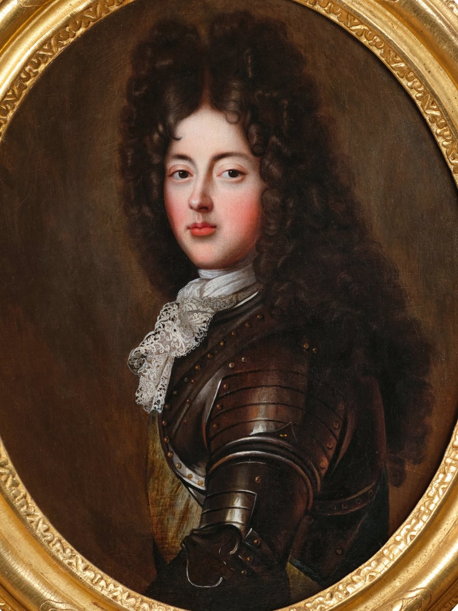 Portrait du duc du Maine, atelier de François de Troy, vers 1690, Paris, XVIIème siècle-photo-2