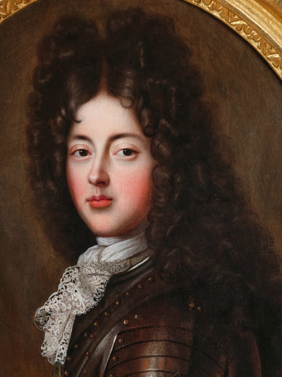 Portrait du duc du Maine, atelier de François de Troy, vers 1690, Paris, XVIIème siècle-photo-3