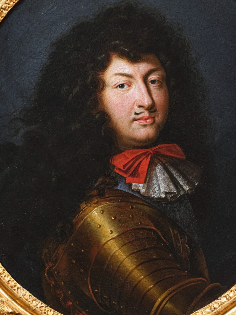 Portrait de Louis XIV - atelier de Pierre MIGNARD (1612-1695), Paris, XVIIème siècle-photo-2