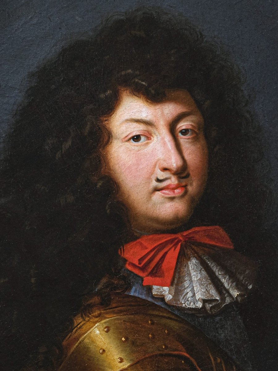 Portrait de Louis XIV - atelier de Pierre MIGNARD (1612-1695), Paris, XVIIème siècle-photo-4