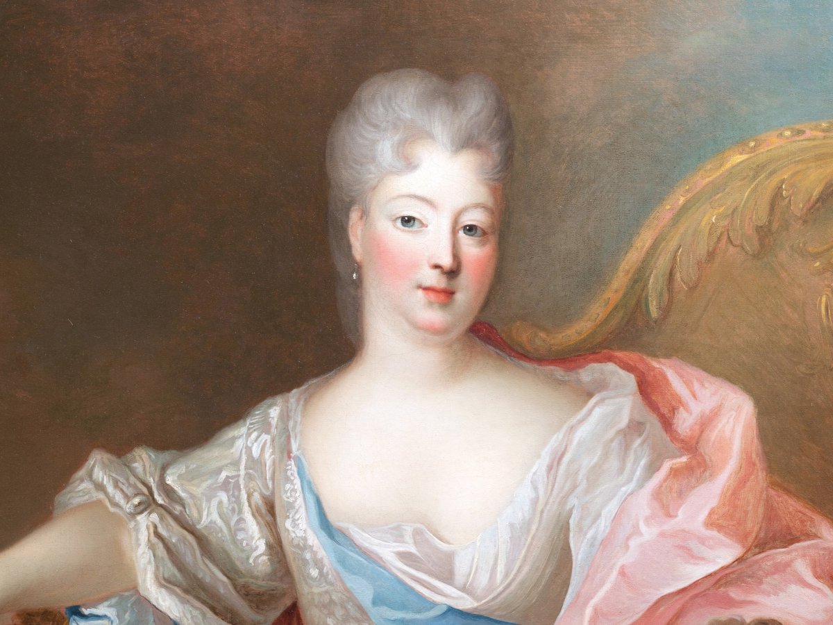 Portrait Of Duchess Of Berry As Venus  - Pierre Gobert (1662-1744), Circa 1715-1720-photo-2