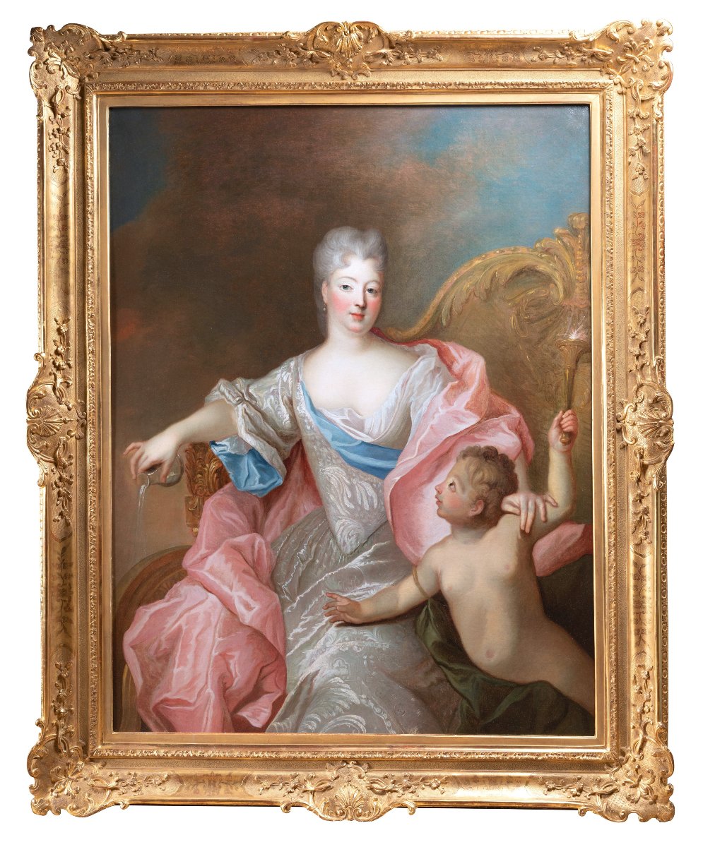 Portrait Of Duchess Of Berry As Venus  - Pierre Gobert (1662-1744), Circa 1715-1720