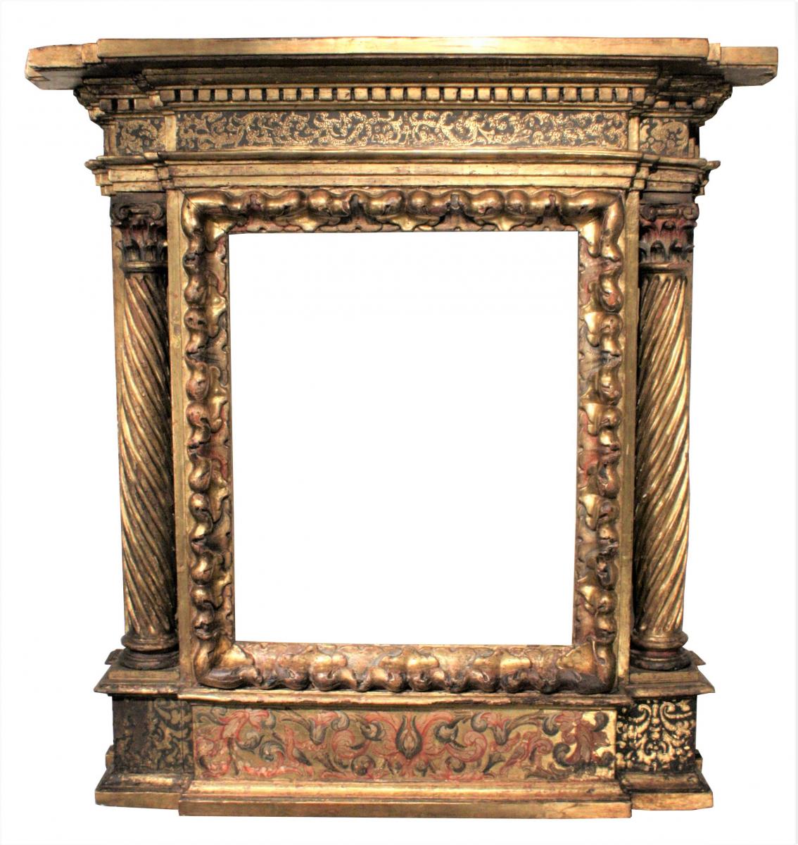 Renaissance Italian Giltwood Frame Tabernacle