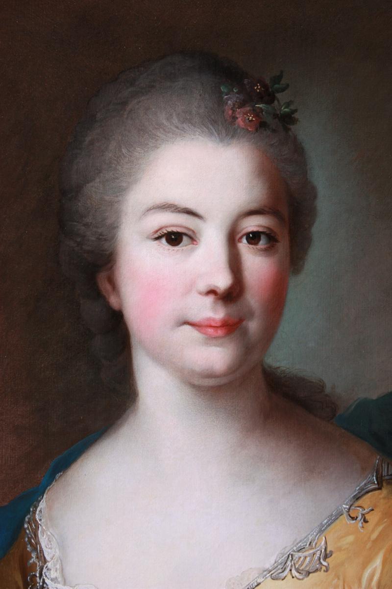 Portrait Of Woman, Circle Of Jean Marc Nattier, French 18th Century-photo-4