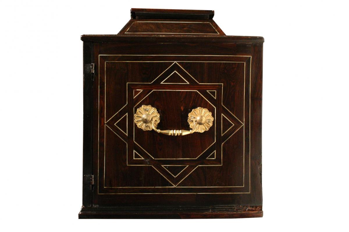 Cabinet Aux Déesses, Palissandre, Filets d'Ivoire, Début Du XVIIeme, Augsbourg-photo-1