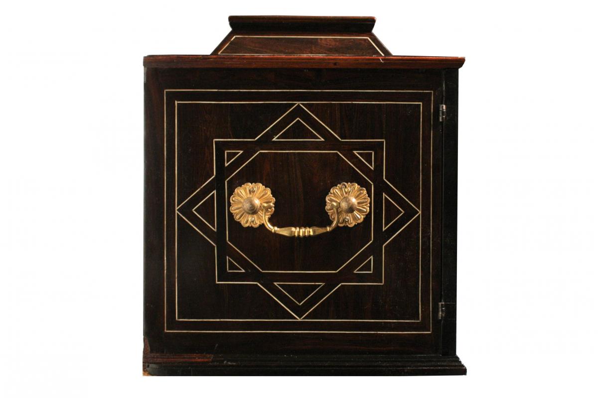 Cabinet Aux Déesses, Palissandre, Filets d'Ivoire, Début Du XVIIeme, Augsbourg-photo-2