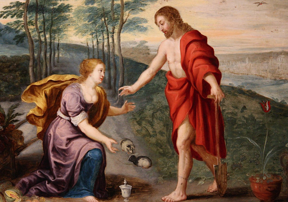 Noli Me Tangere, Milieu Du XVIIe, Entourage De Jan Brueghel Et Pierre Paul Rubens-photo-3