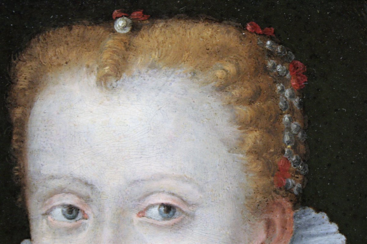 Portrait De Marguerite De Gonzague, Attribué A Lavinia Fontana, Vers 1578-photo-3