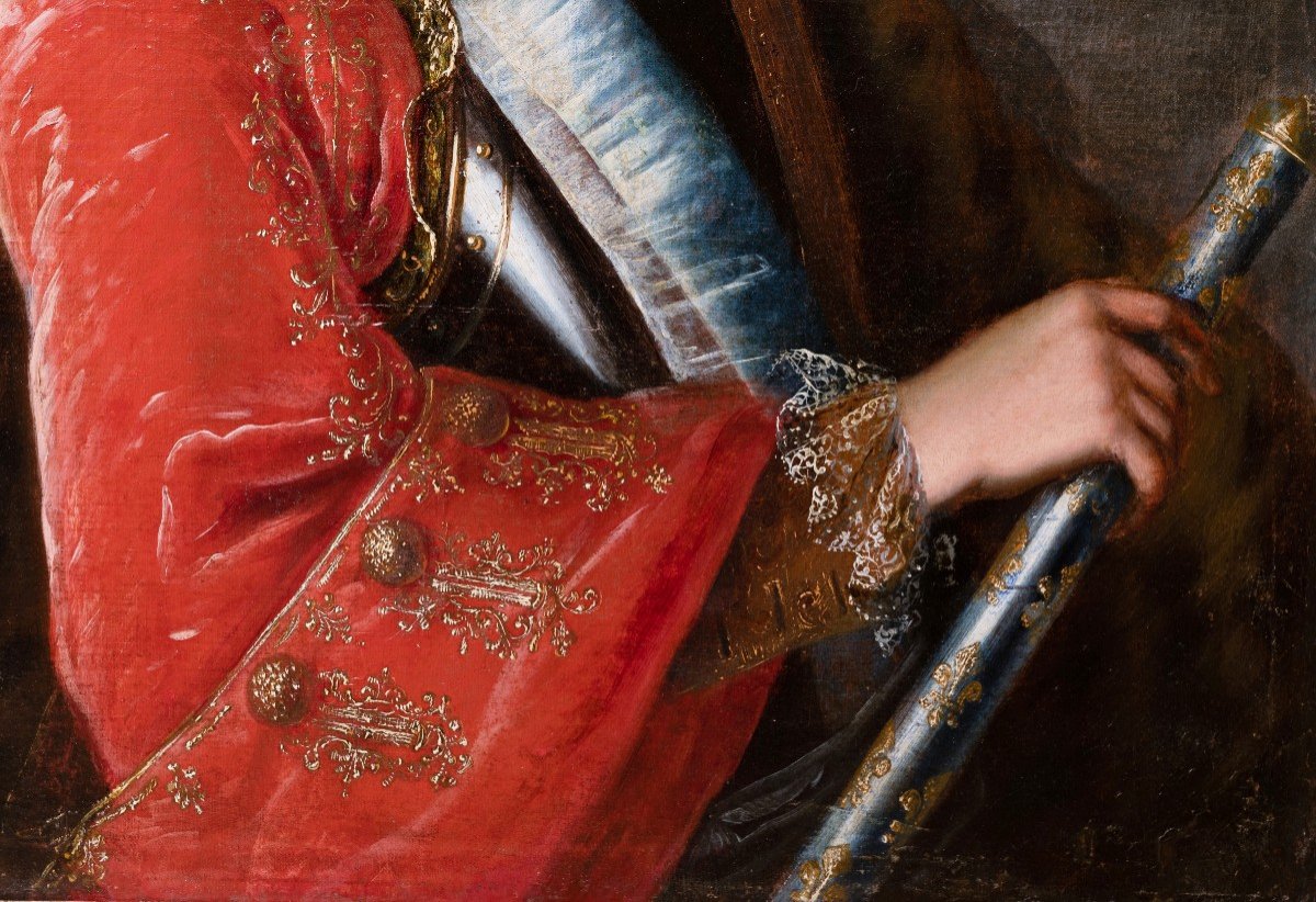 Portrait Du Grand Dauphin, Louis De France, Vers 1700-photo-4
