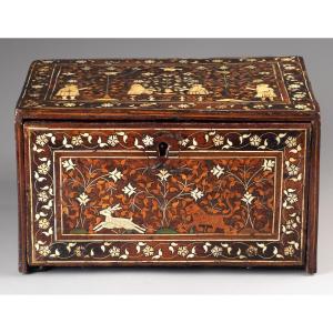 An Early 17th C. Indo-portuguese Cabinet, Gujarat Or Sindh