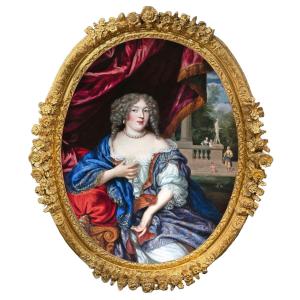 Portrait de la marquise de Montespan, Henri Gascar,  école Française vers 1675, 