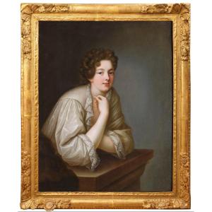 Portrait de la duchesse d'Humières, école française du XVIIe vers 1685