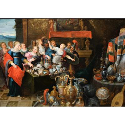 Les Filles De Lycomède, Atelier De Frans Francken Le Jeune (1581-1642)