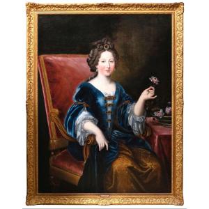 Portrait Of Marie-louise d'Orleans, Attributed To Pierre Mignard