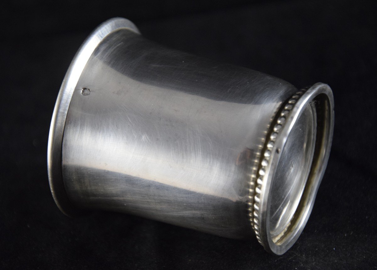 Timpani In Sterling Silver, Hallmark Minerva.-photo-1
