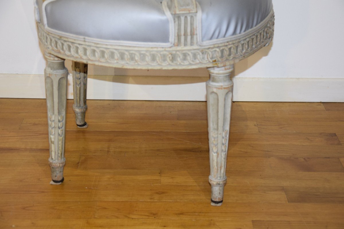 Pair Of Louis XVI Style Cabriolet Armchairs-photo-1