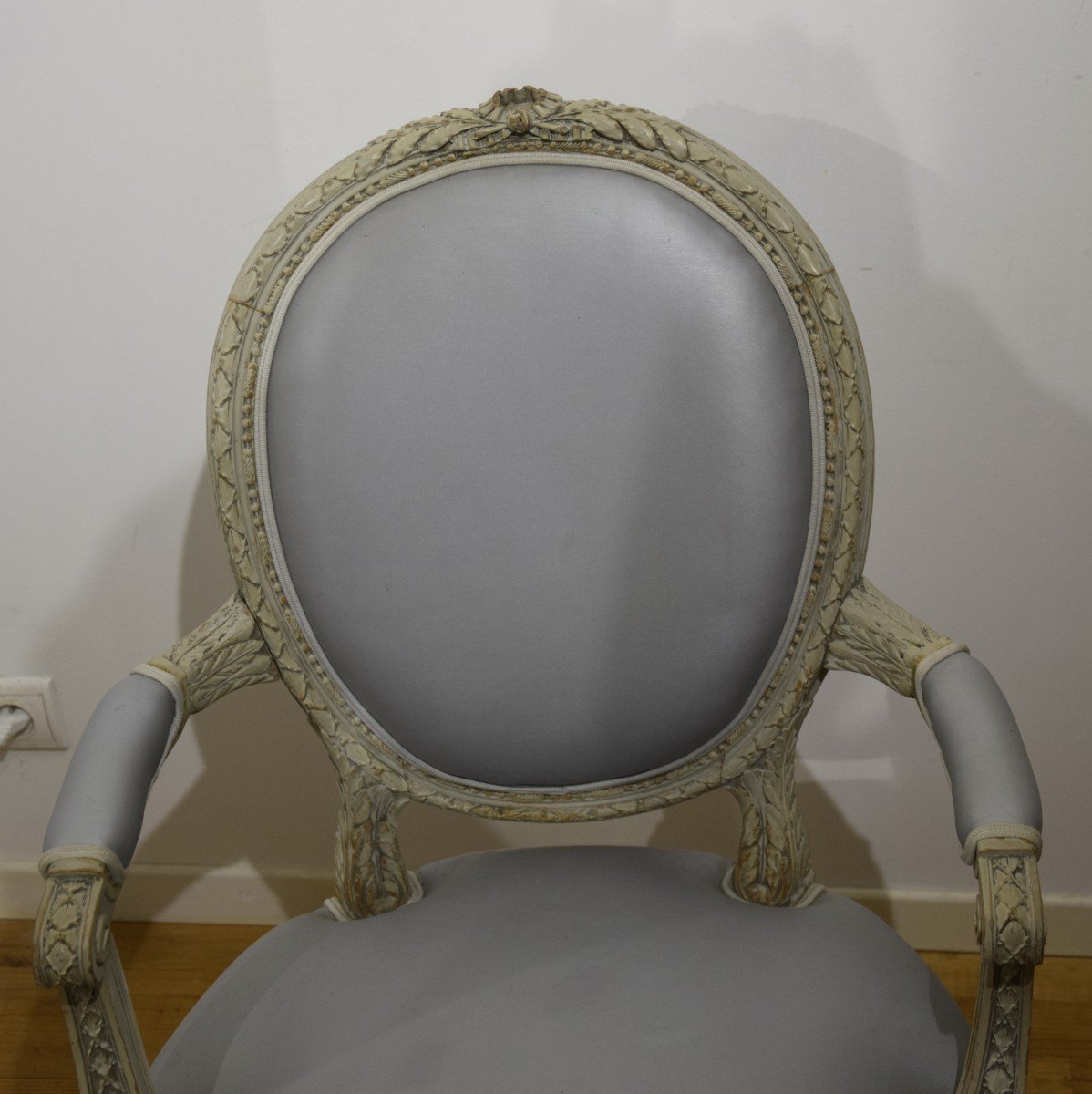 Pair Of Louis XVI Style Cabriolet Armchairs-photo-5