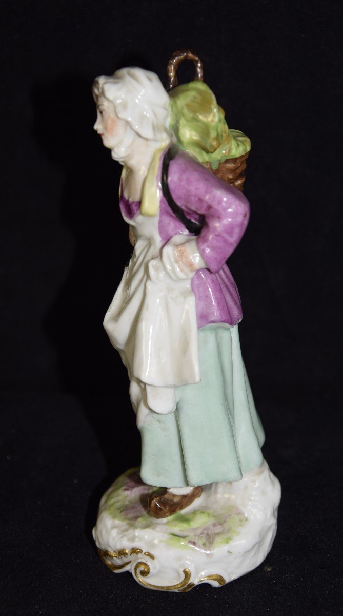 Figurine en porcelaine polychrome , Samson -Paris , XIXème -photo-3