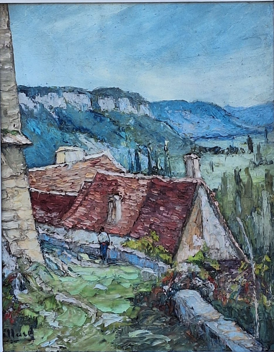 The Dordogne Valley Towards Castelnaud La Chapelle, Pierre Billard (1900-1971)-photo-3