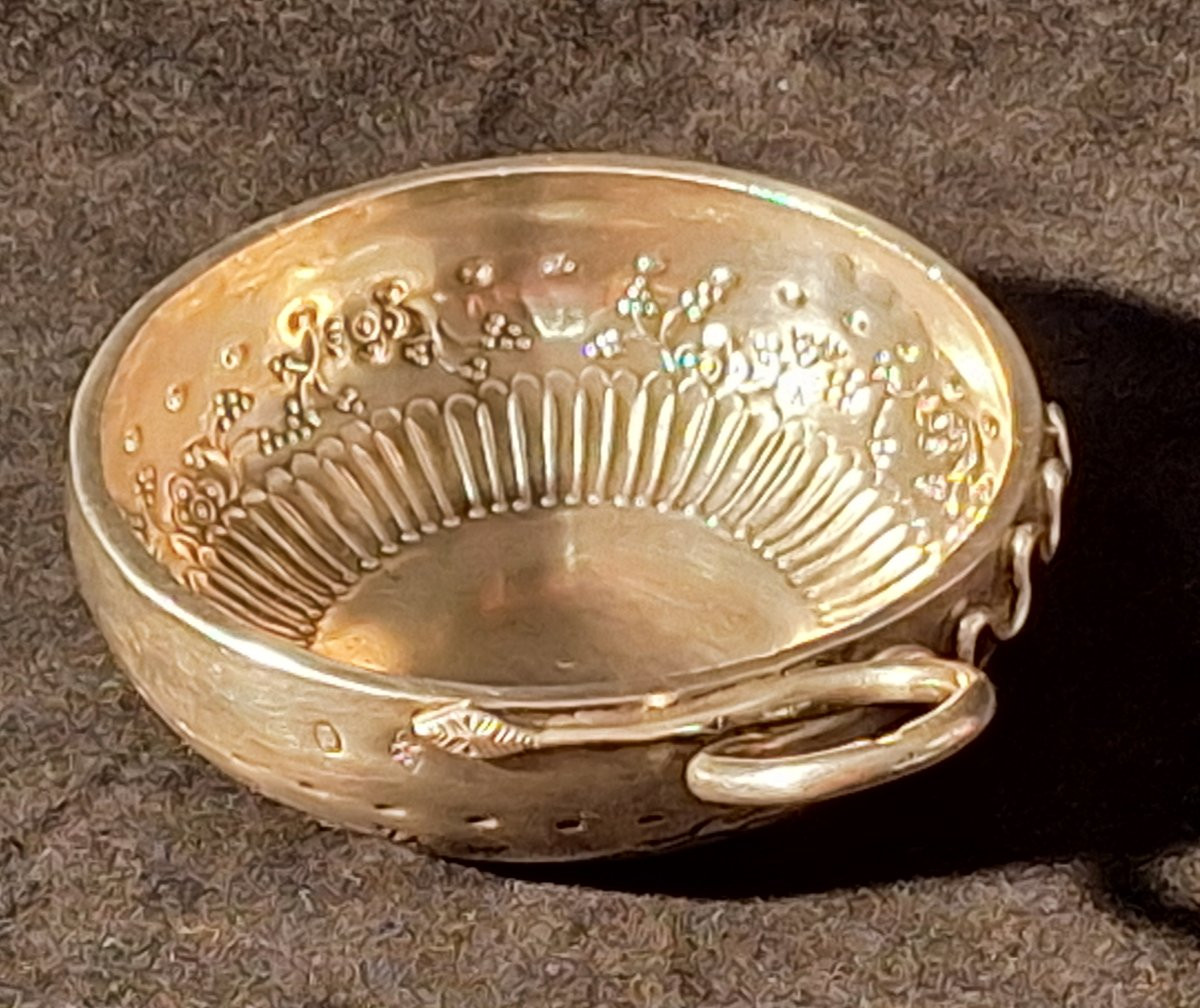 Taste Wine In Silver, Hallmark Vieillard, Engraved 'p.. Goudal', Silversmith Antoine Gamet Ii, -photo-2