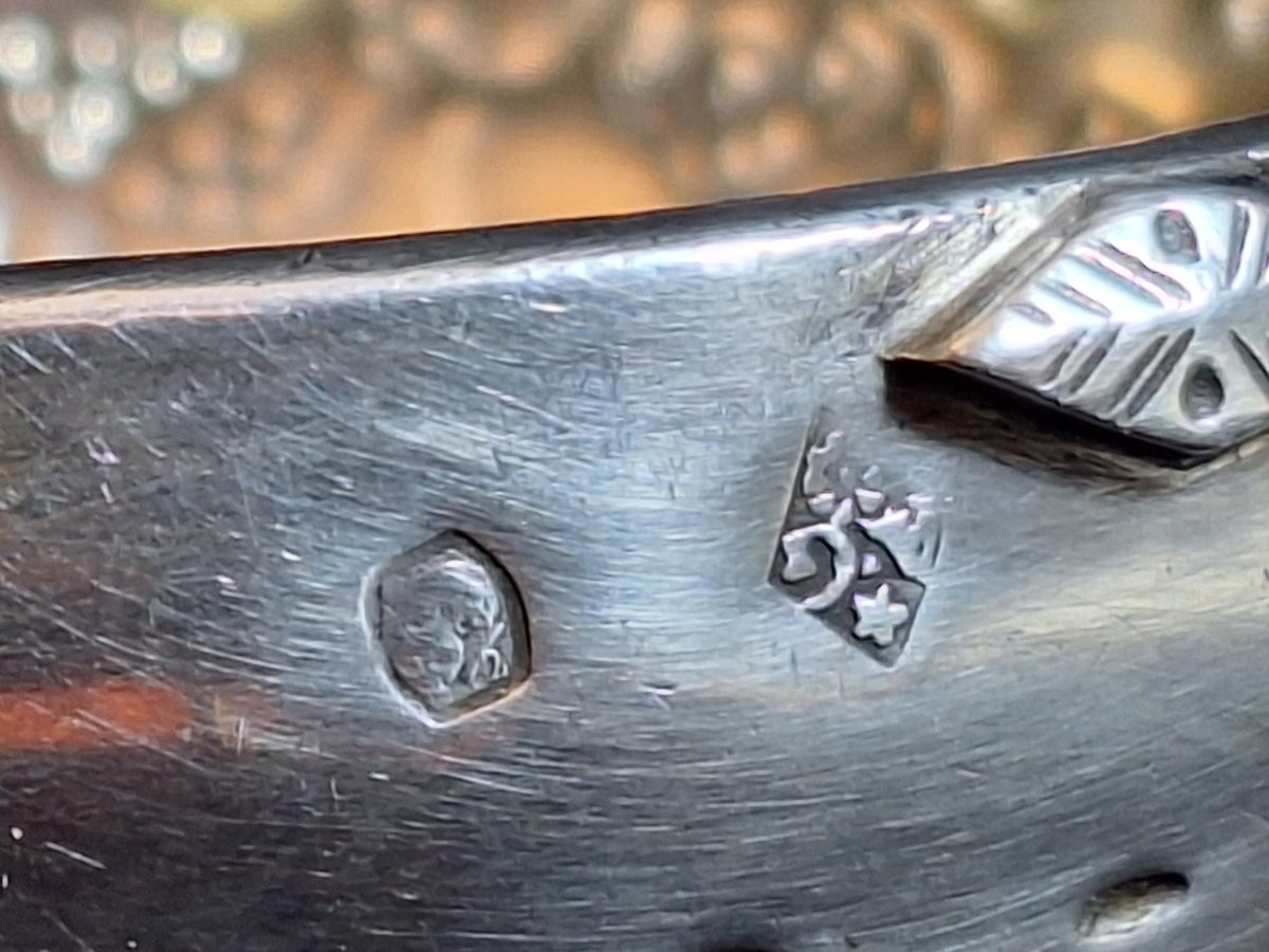 Taste Wine In Silver, Hallmark Vieillard, Engraved 'p.. Goudal', Silversmith Antoine Gamet Ii, -photo-6