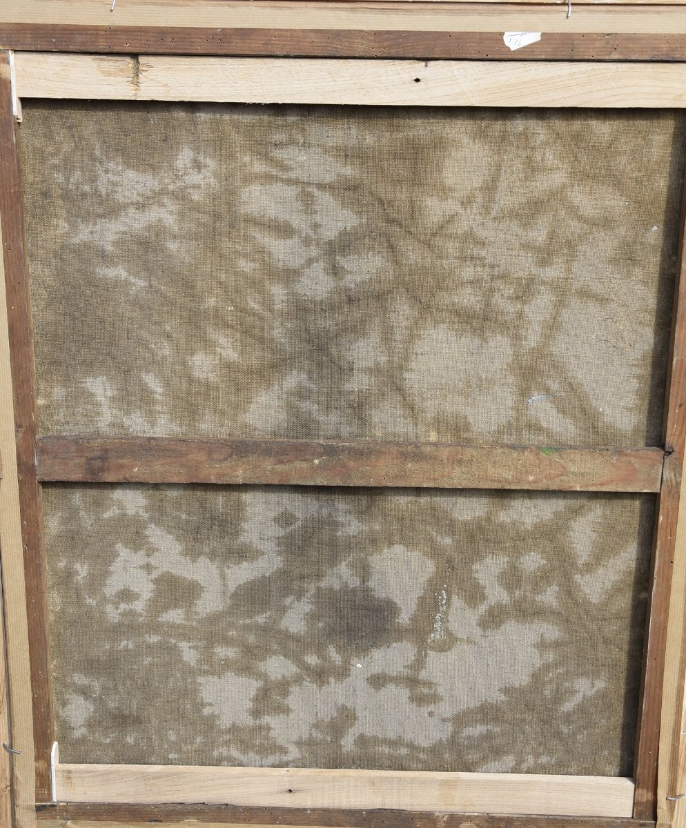 Jean Franck Baudoin (1870-1961) "the Saint Jacques Church In Montauban In Occitanie", Hst.-photo-8