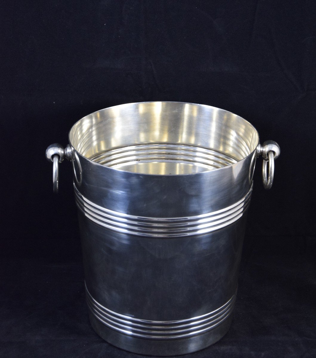 Champagne Bucket, Art Deco, Christofle-photo-3