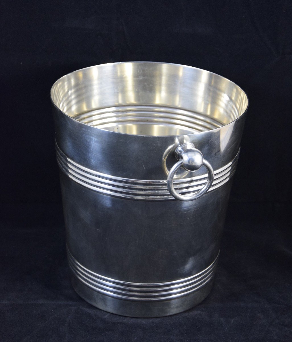 Champagne Bucket, Art Deco, Christofle-photo-4