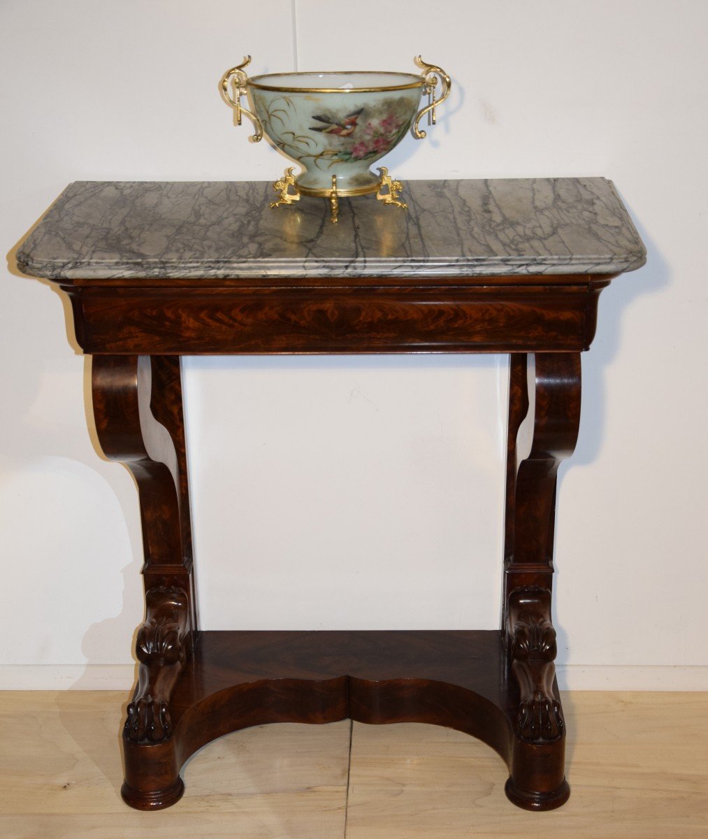 Small Mahogany Console, Restoration Period