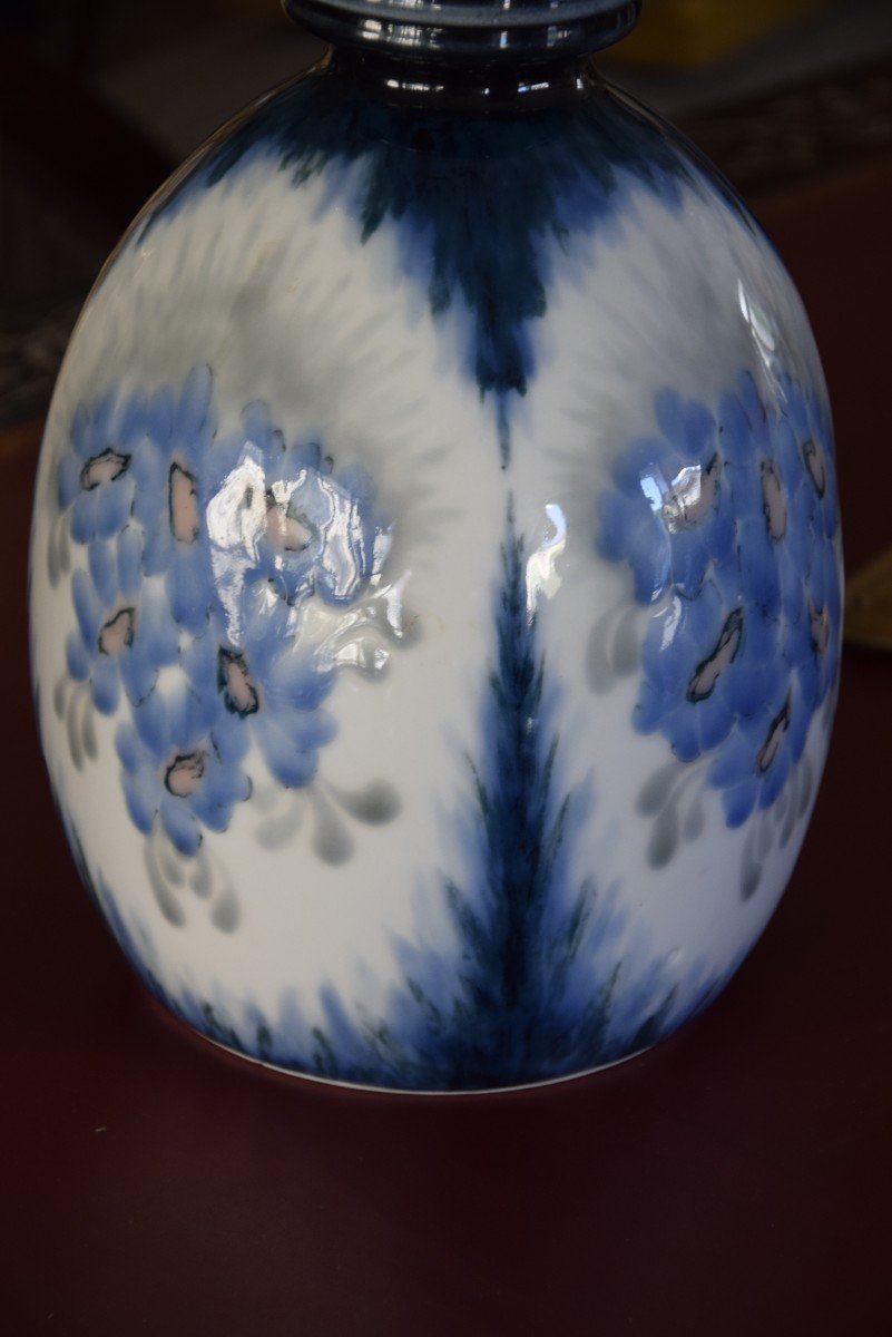 Camille Tharaud (1878-1956), Limoges Porcelain Anthemis Model Vase Circa 1945-photo-3