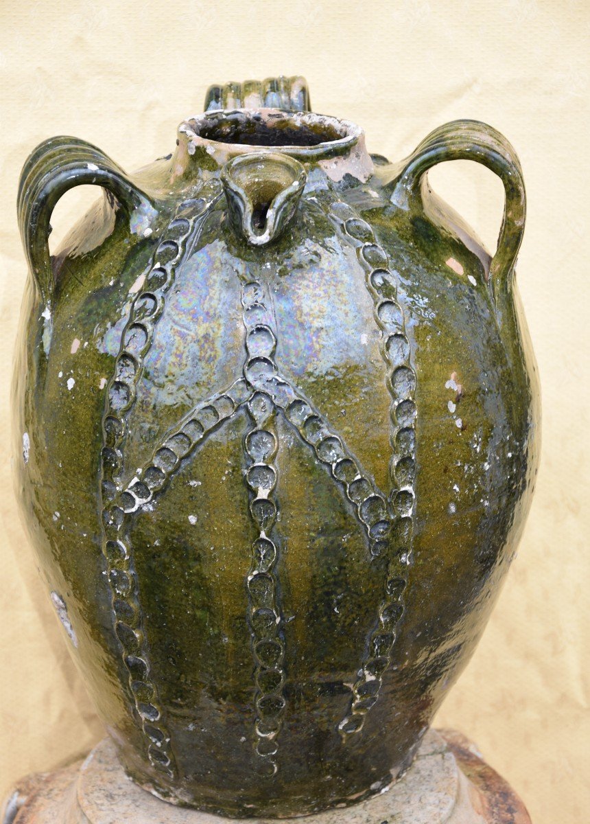 Oil Jug In Glazed Earth, Beauronne, Périgord-photo-3