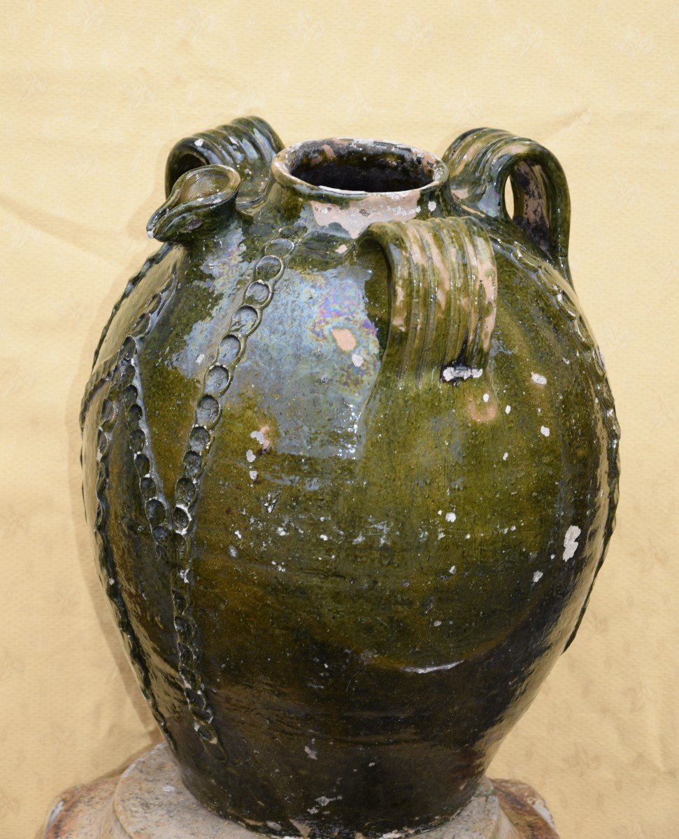 Oil Jug In Glazed Earth, Beauronne, Périgord-photo-4
