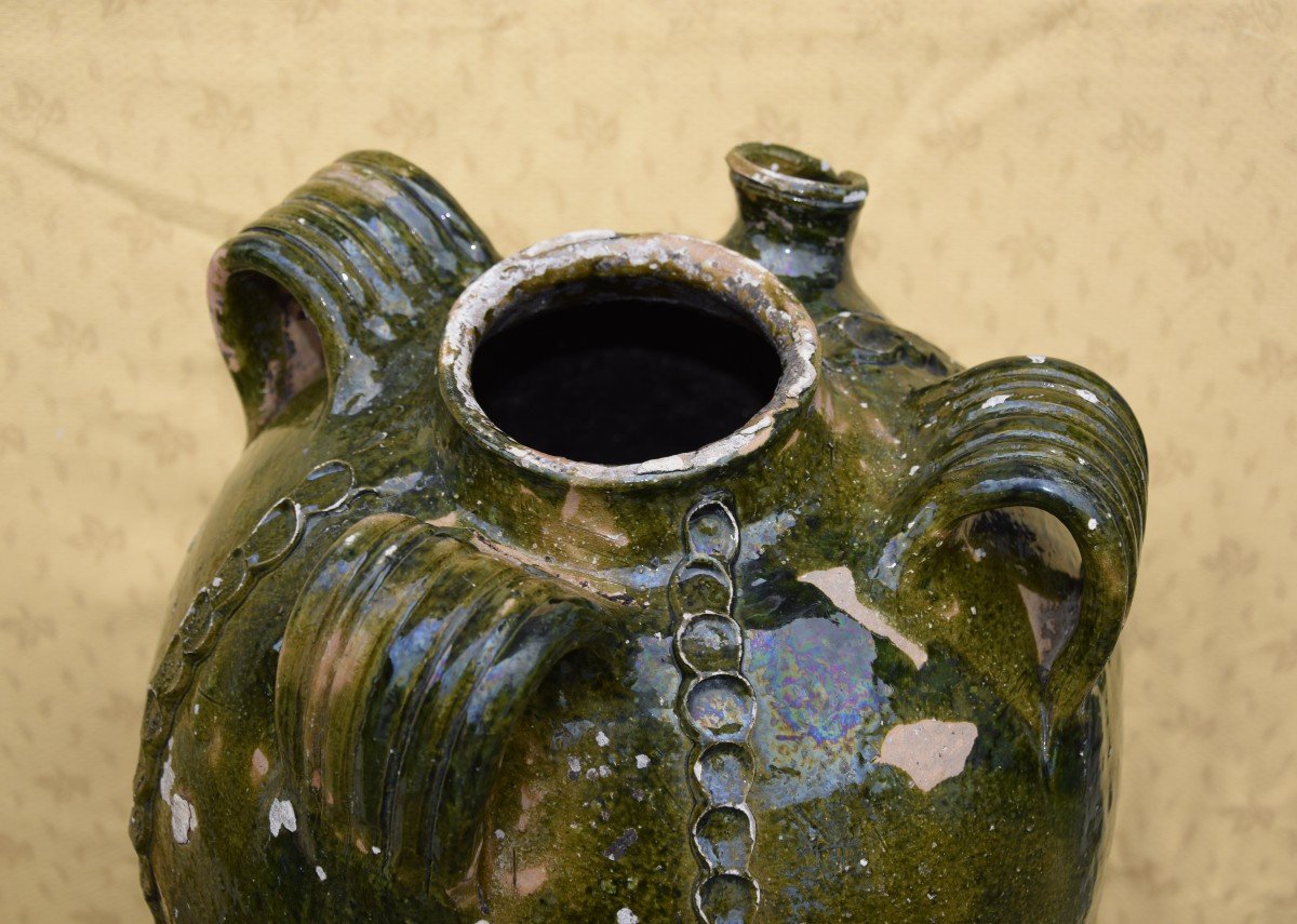 Oil Jug In Glazed Earth, Beauronne, Périgord-photo-2